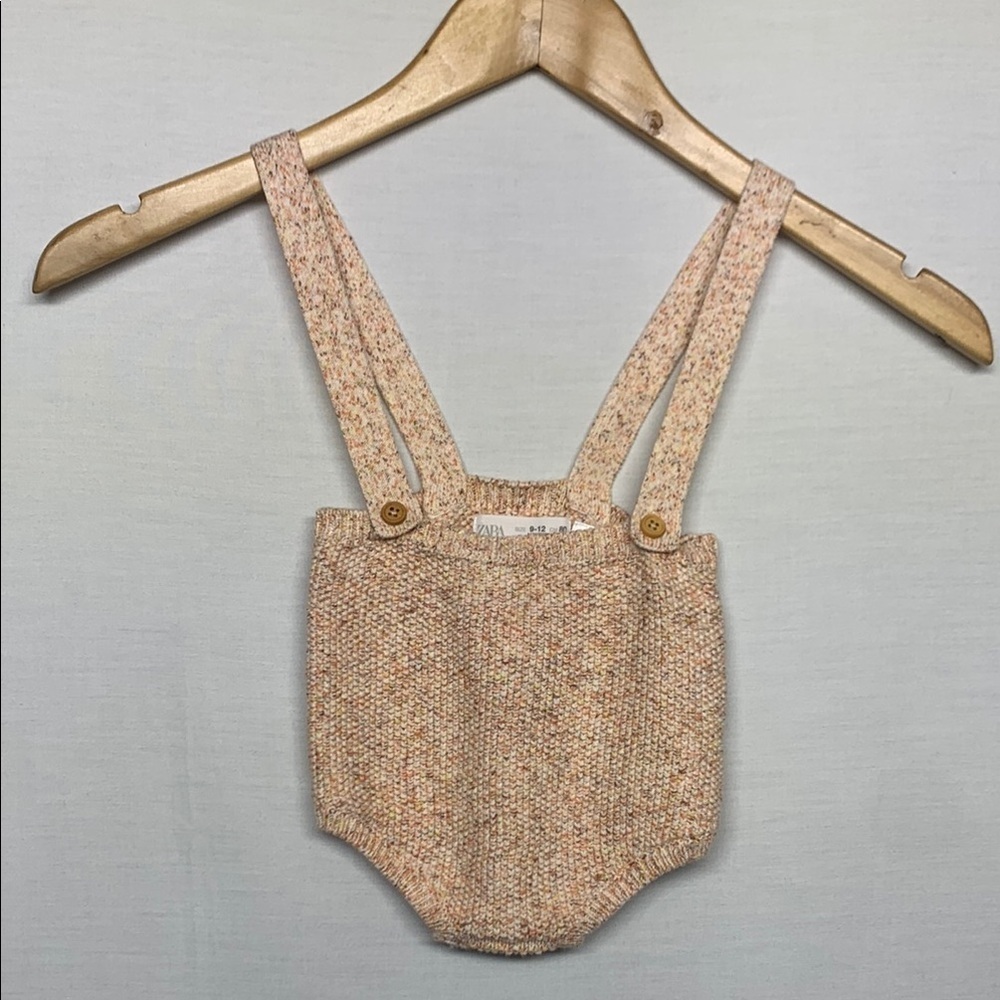 Zara Multicolor Knit Baby Romper